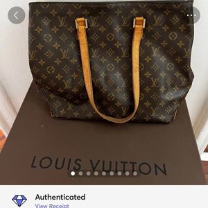 Authentic Louis Vuitton Cabas Mezzo